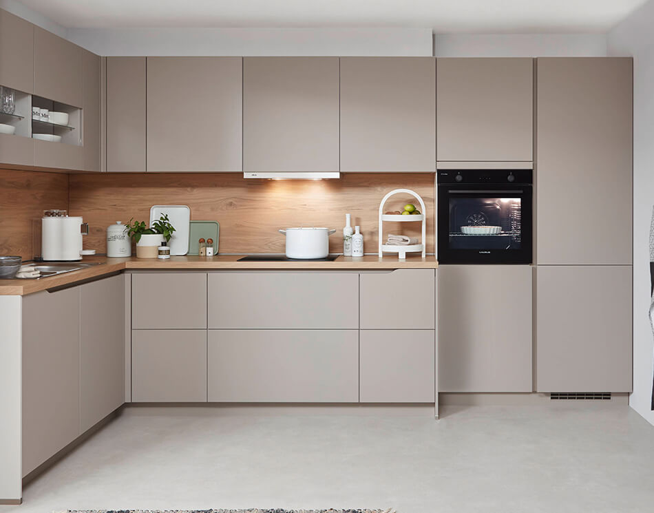 Nobilia Senso kitchen in smoked oak finish